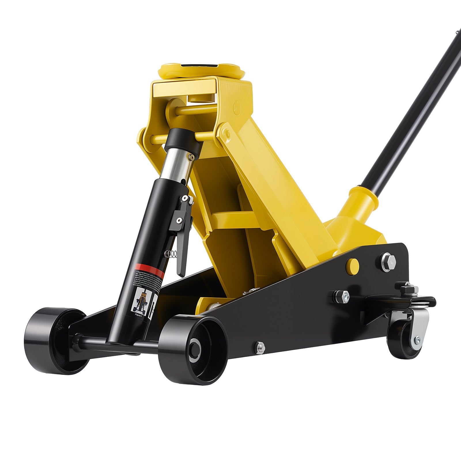 Low Profile Floor Jack, 3 Ton Capacity, Steel Racing Floor Jack with