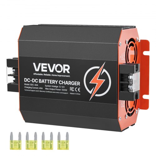 12V 40A DC to DC Battery Charger, 500W, On-Board Battery Charger for