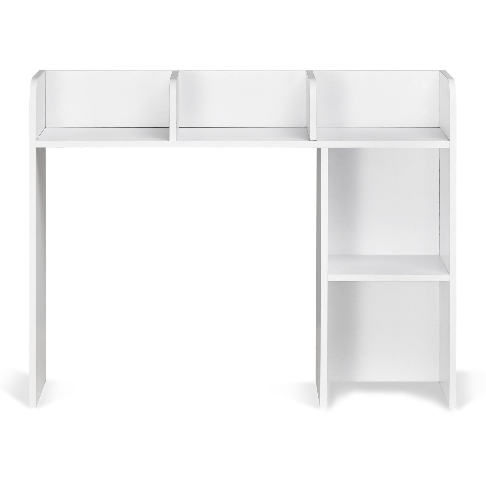 Desktop Bookshelf, 2-Tier Desktop Storage Organizer, 37.2in x 9.5in x