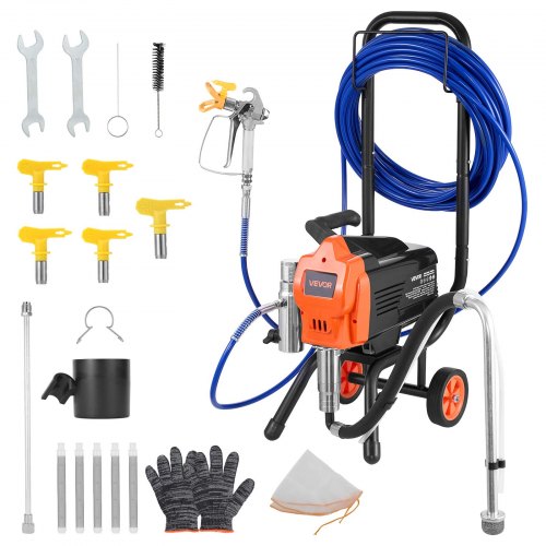 Stand Airless Paint Sprayer, 1500W, 3300PSI High Pressure Airless
