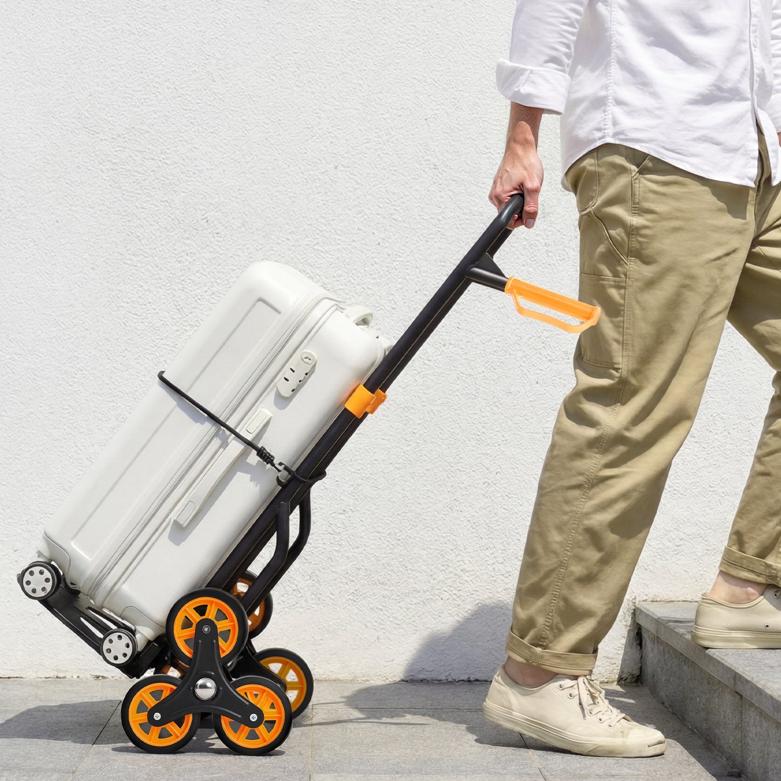 Stair Climbing Cart, 150 kg Stair-Climbing Capacity, Heavy-Duty
